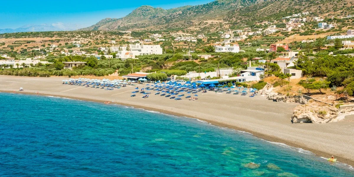 Koutsounari and Ferma beaches near Ierapetra South Crete